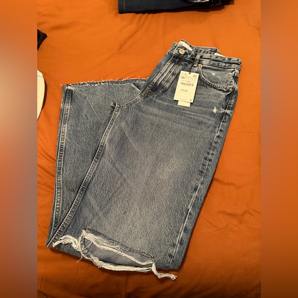 Zara wide leg jeans